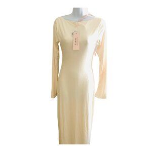 Oh Polly, long, body con, backless, long sleeves dress.